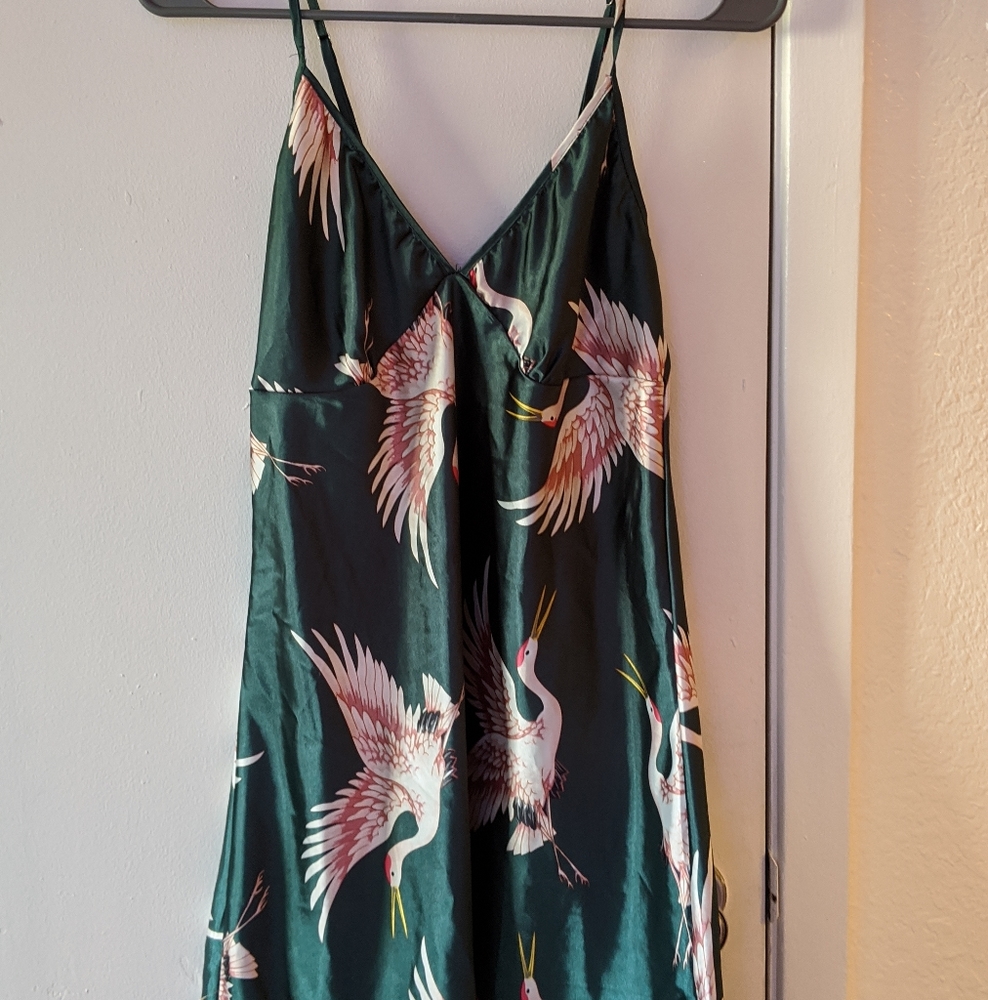 Crane Slip Dress